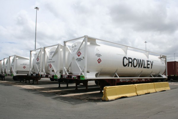 Crowley container trucks logo